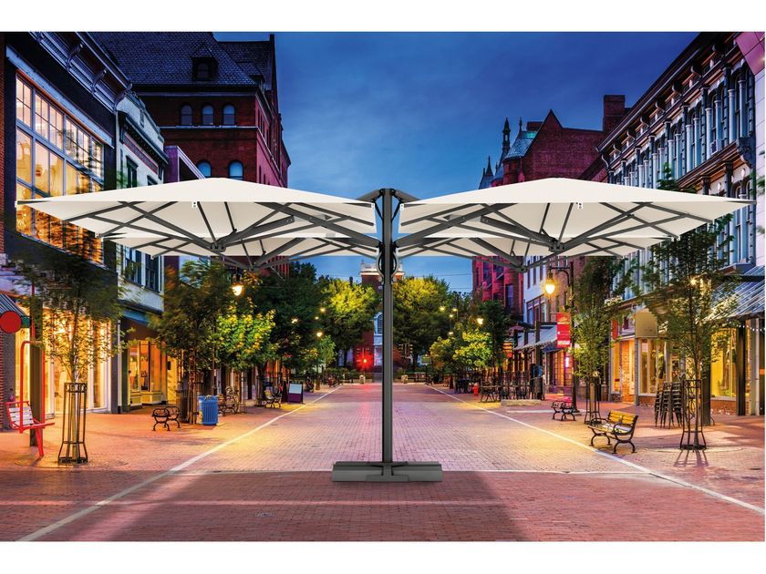 Scolaro Parasol
QUATTRO CARBON/STARWHITE
Square multiple Garden umbrella