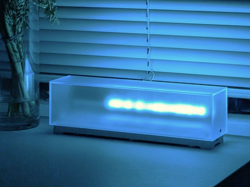 SHINTARO KONO
THE BLUE HOURS
Acrylic lamp with GPS