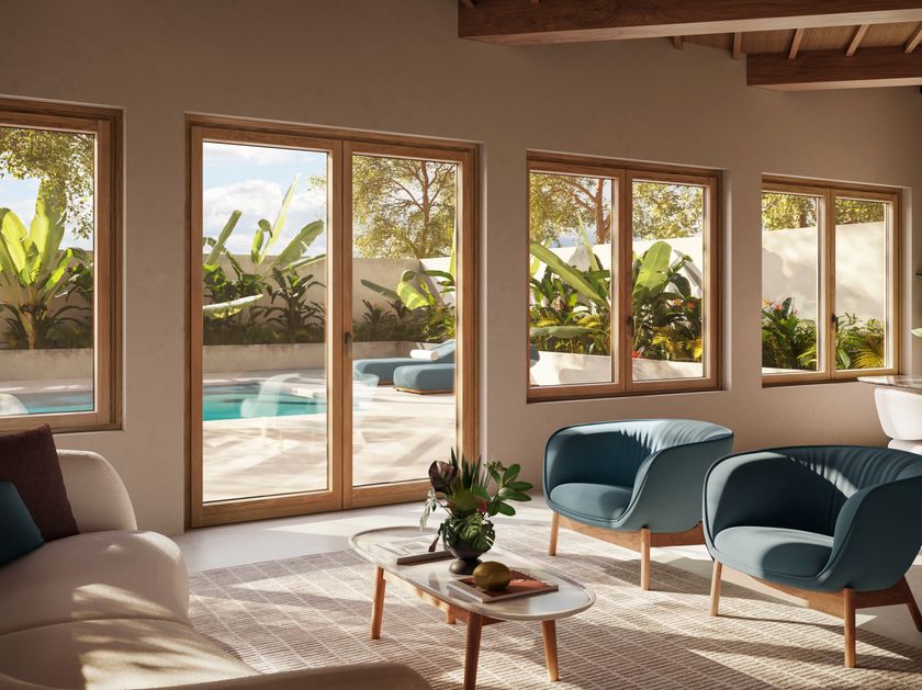 SIDEL
EXQUADRA
Aluminium-wooden window