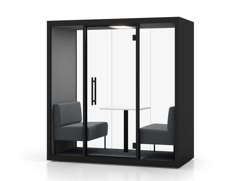 Silen
CHATBOX DUO
Multi-person acoustic office pod with Integrated Lighting