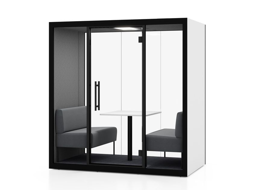 Silen
CHATBOX DUO PLUS
Multi-person acoustic office pod with Integrated Lighting