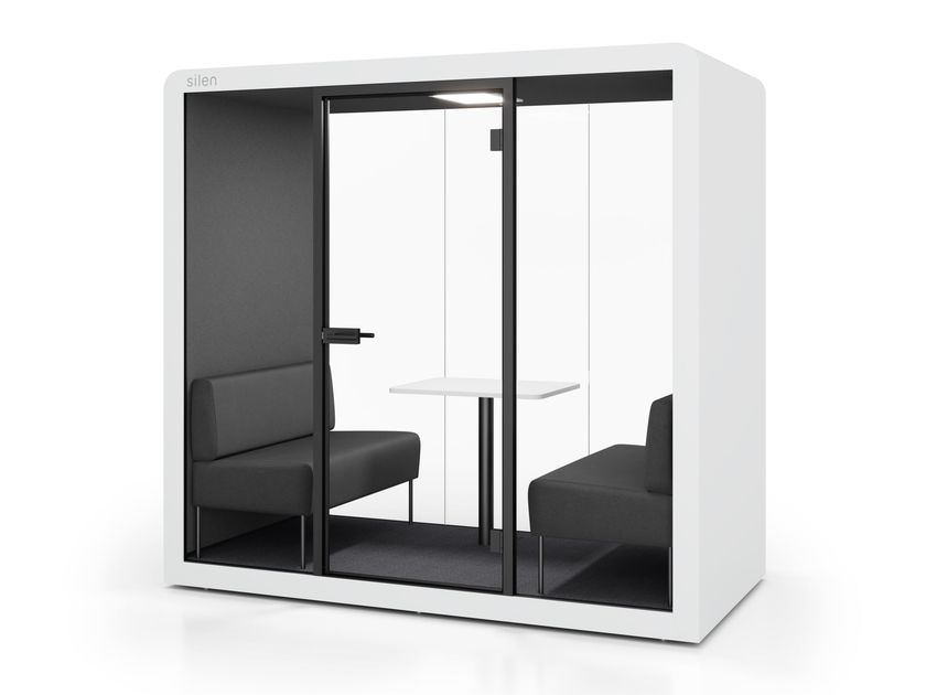 Silen
SILEN SPACE 2
Multi-person acoustic office pod with Integrated Lighting
