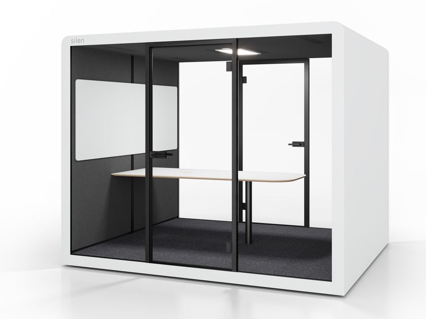 Silen
SILEN SPACE MAX
Multi-person acoustic office pod with Integrated Lighting