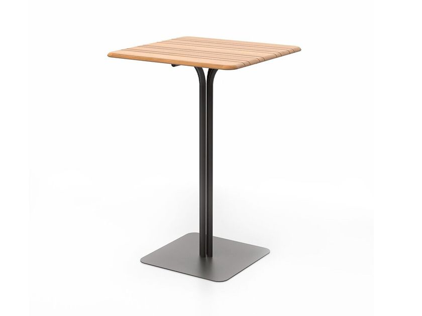 SKLD Studio
EKI
Outdoor bar table in aluminum and teak