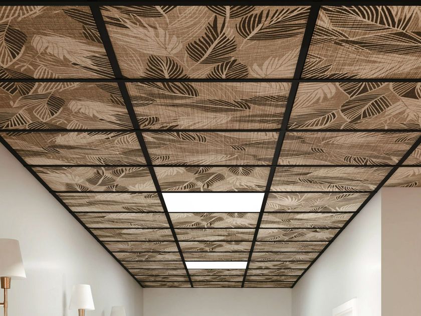 Sky-Tile®
BEIGE LINEN LEAVES
Sound absorbing rock wool ceiling panels