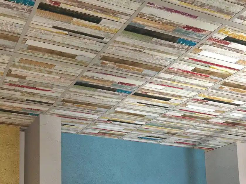 Sky-Tile®
COLORED SLATS
Sound absorbing rock wool ceiling panels