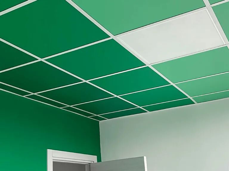 Sky-Tile®
COLOURED FABRICS
Sound absorbing rock wool ceiling panels