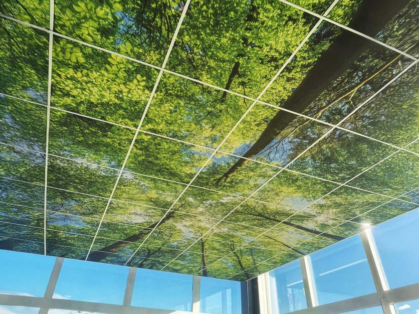 Sky-Tile®
CUSTOM GRAPHICS
Sound absorbing rock wool ceiling panels