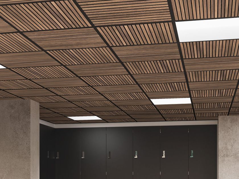 Sky-Tile®
OAK PLANKS
Sound absorbing rock wool ceiling panels with wood effect