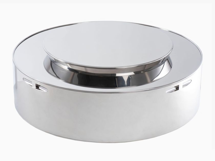 Softicated
CAROUSEL
Round swivel stainless steel coffee table