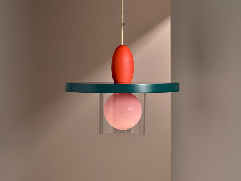Sphaer
EIRENE
Pendant lamp in ceramic and blown glass