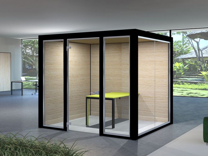 Stefani
QUBSTIK
Multi-person acoustic office pod with Integrated Lighting