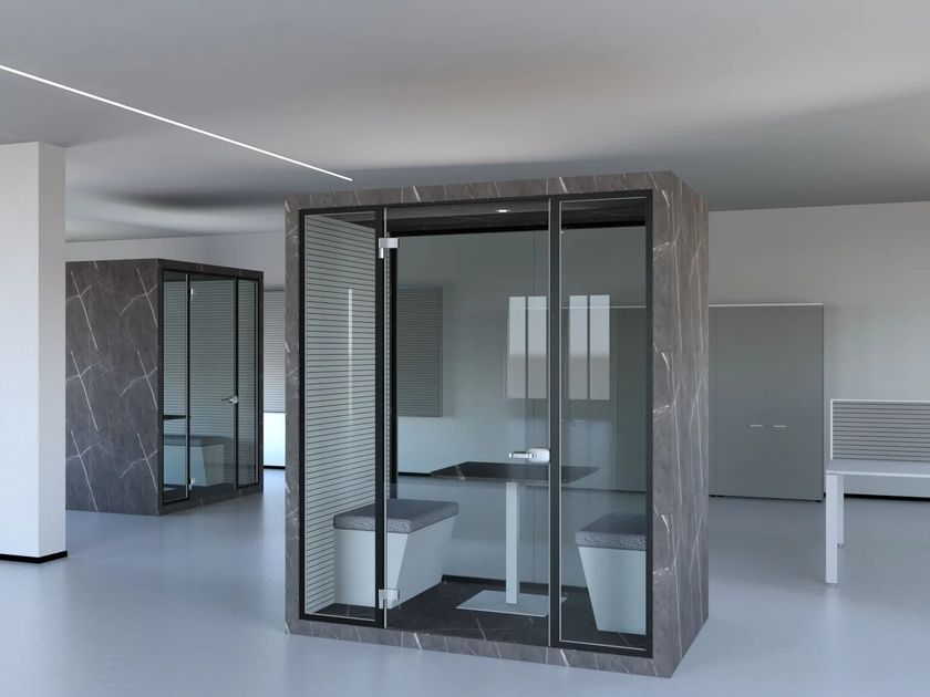 Stefani
SILENTPOD
Multi-person acoustic office pod with Integrated Lighting