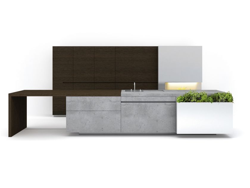 STEININGER
PURE
Cement kitchen with island