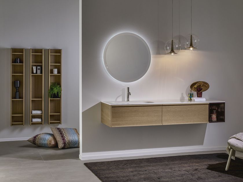 Stocco
LOOP 53 07
Single oak vanity unit with drawers