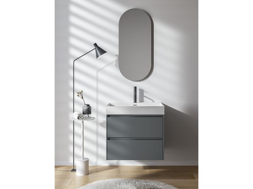 Stocco
MET 09
Wall-mounted vanity unit with integrated washbasin