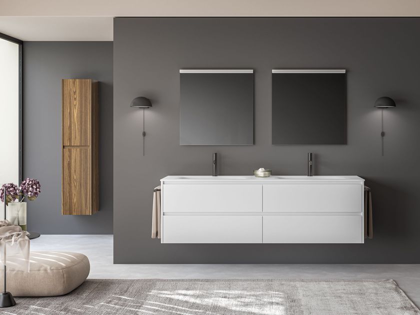 Stocco
MET 11
Double wall-mounted vanity unit with mirror