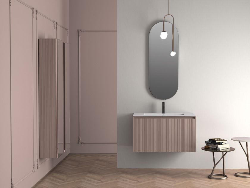 Stocco
STILO H 08
Wall-mounted vanity unit with integrated washbasin