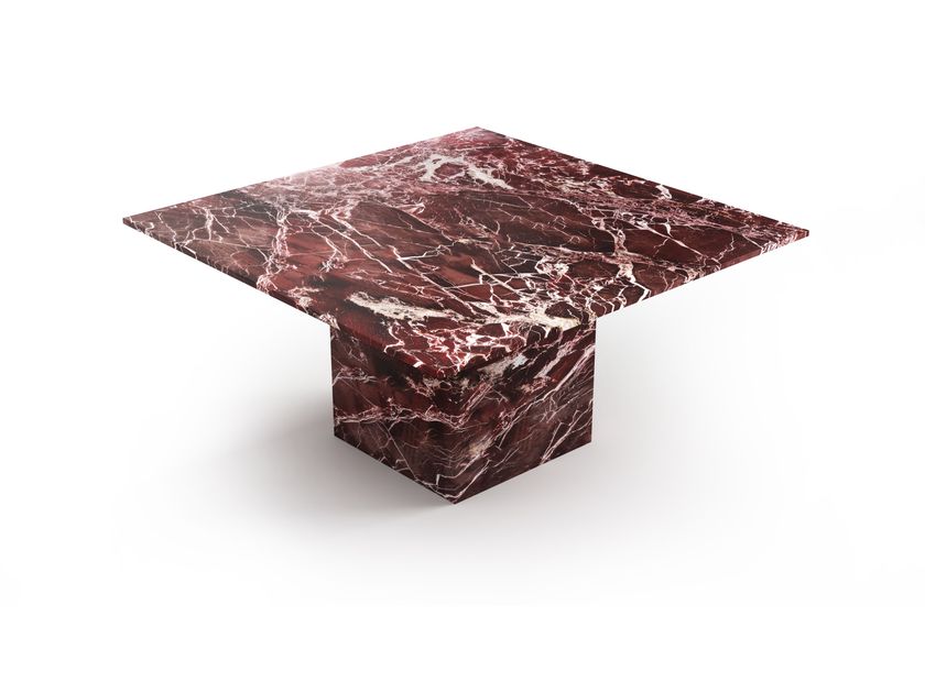 STONE VALLEY
CARRERA
Square Levanto red marble table