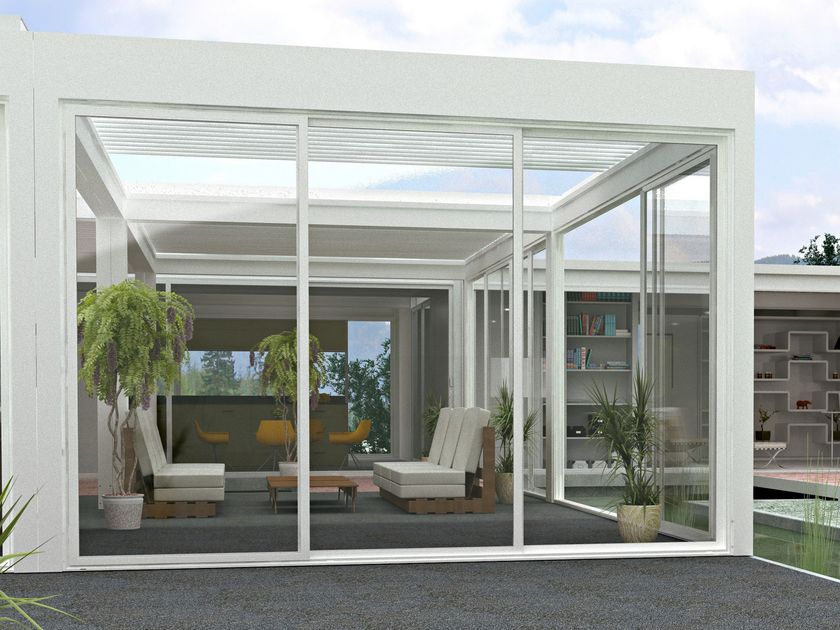 SUNROOM
S.50
Sliding aluminium glass facade