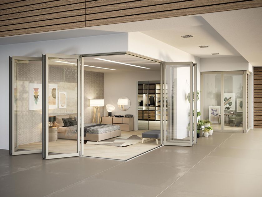 SUNROOM
S.75 TT
Folding aluminium glass facade
