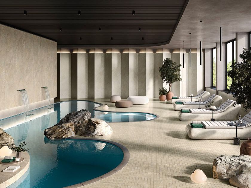 Sustonable
LIMESTONE CREAM
Recycled material wall/floor tiles with stone effect