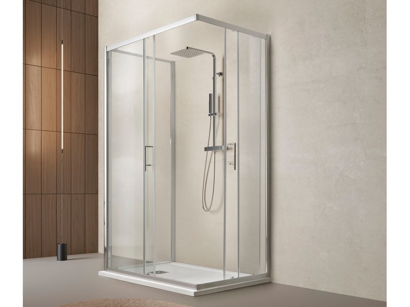 Tamanaco
ECO LATO
Free standing glass and aluminium shower cabin