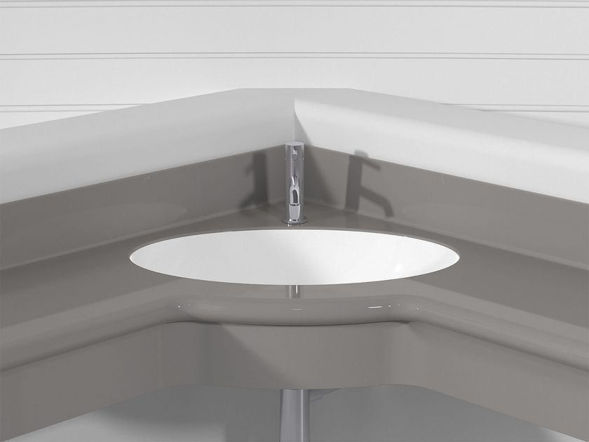 Technova
OVAL ANGLE PLTOA
Wall-mounted corner Pietraluce® washbasin