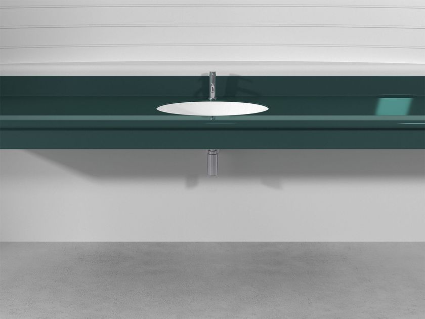 Technova
OVAL PLTO1
Wall-mounted custom Pietraluce® washbasin