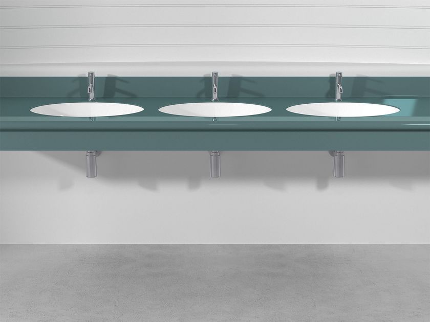 Technova
OVAL PLTO8
Wall-mounted custom Pietraluce® washbasin