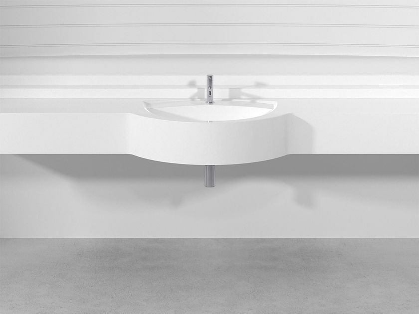 Technova
RIMINI SMALL PLTSM
Wall-mounted custom Pietraluce® washbasin
