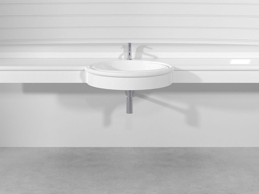 Technova
ROSSARI SMALL PLTR6
Wall-mounted custom Pietraluce® washbasin