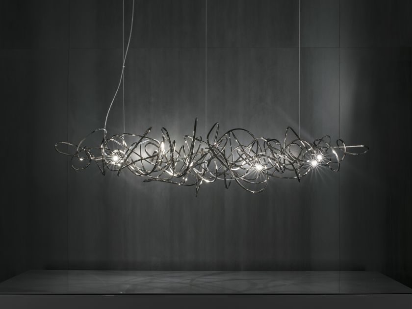 TERZANI
DOODLE HORIZONTAL
LED nickel pendant lamp