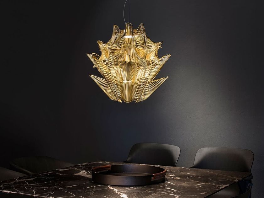 TERZANI
MOIRÈ
LED metal pendant lamp