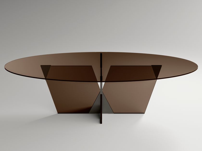 Tonelli Design
CROSSOVER
Oval glass table