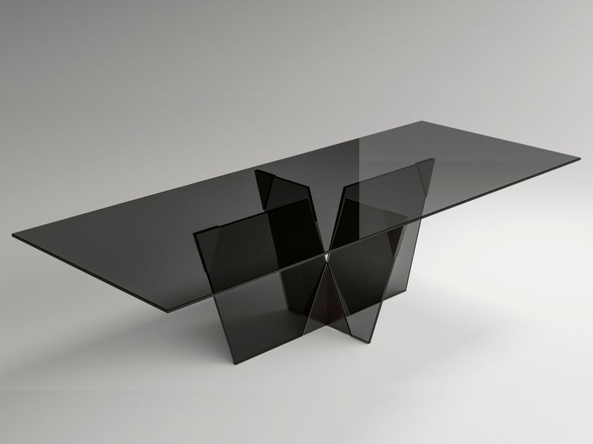 Tonelli Design
CROSSOVER
Rectangular glass table