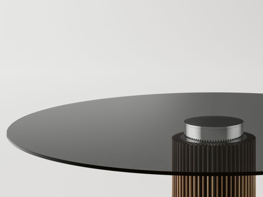 Tonelli Design
HYBRID
Round wood and glass table