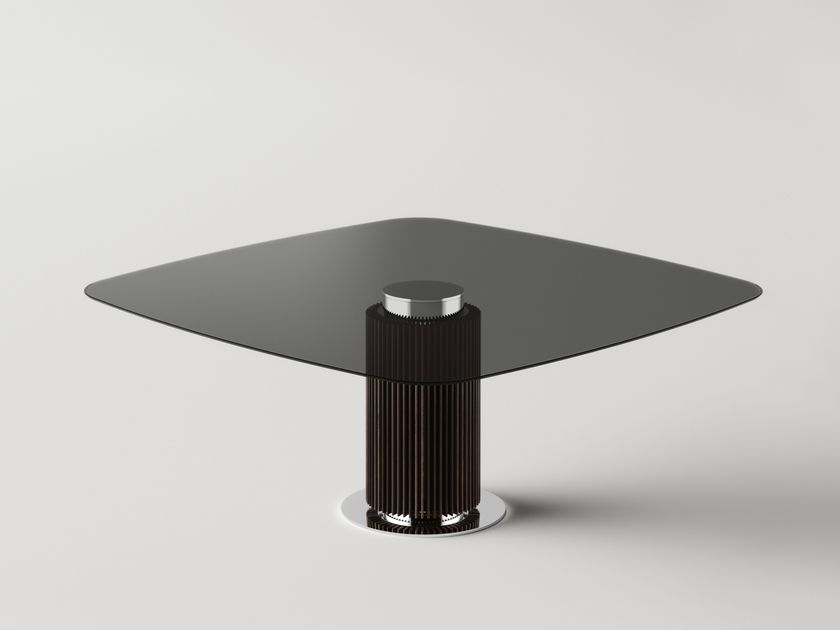 Tonelli Design
HYBRID
Square wood and glass table