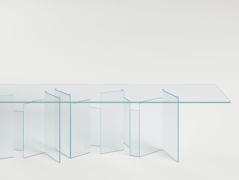 Tonelli Design
METROPOLIS XXL
Rectangular tempered glass table