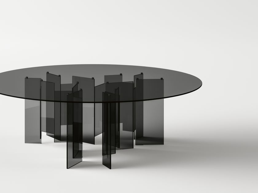 Tonelli Design
METROPOLIS XXL
Round tempered glass table