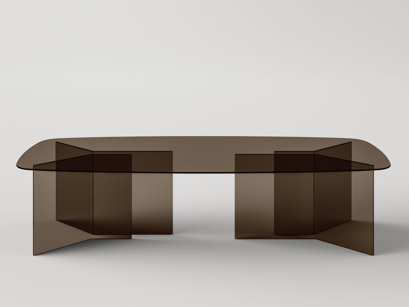 Tonelli Design
THRIM
Rectangular tempered glass table