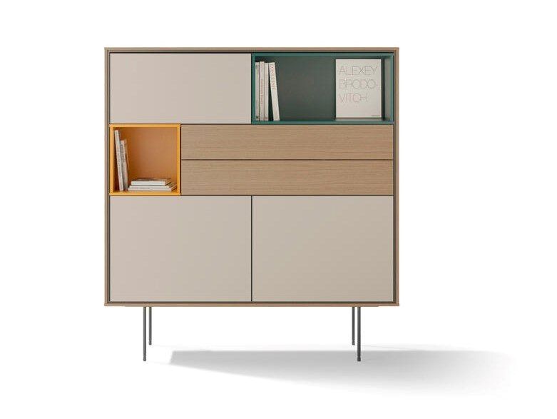 TREKU
AURA 88
Wooden highboard with doors