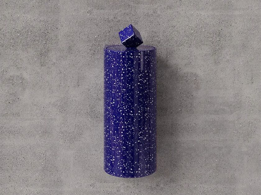 Trone
PANDORE FLAKED BLUE
Ceramic bathroom waste bin