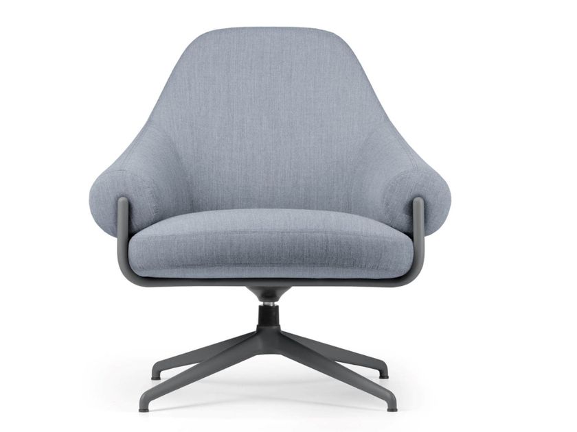 True Design
FENDER FD 7098
Swivel fabric armchair with spoke base