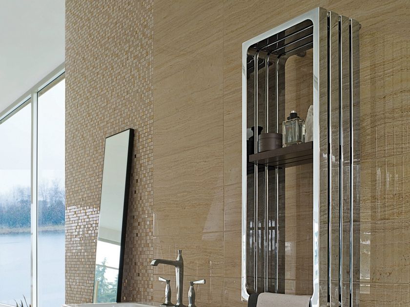 Tubes
MONTECARLO
Vertical wall-mounted chrome plated steel towel warmer