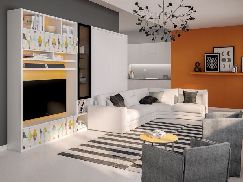 TUMIDEI
ON-OFF CONFIGURATION 256
Storage wall with Murphy bed