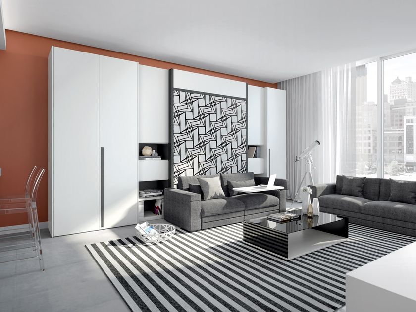 TUMIDEI
ON-OFF CONFIGURATION 257
Pull-down bed with cabinet