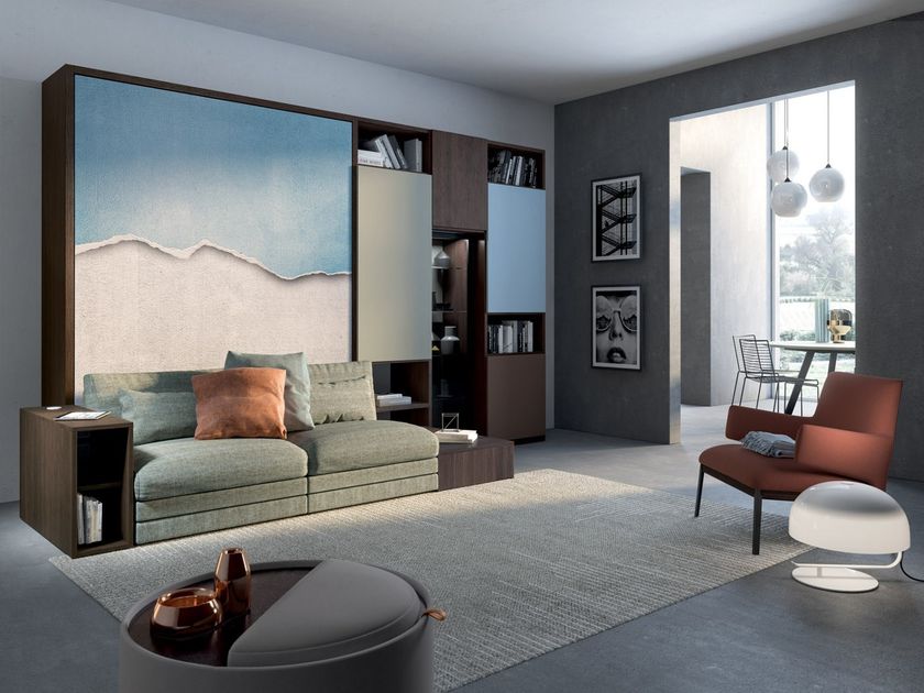 TUMIDEI
ON-OFF CONFIGURATION 258
Storage wall with Murphy bed