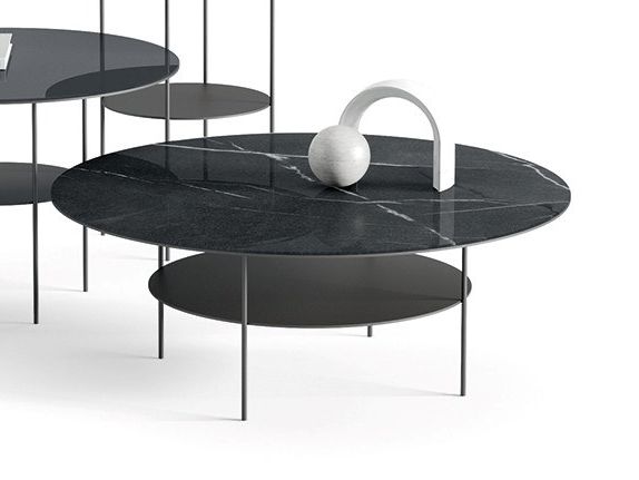 TUMIDEI
STICK
Low round glass coffee table