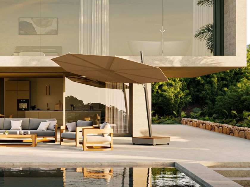 Umbrosa
VERSA PX EARTH CLAY
Offset adjustable Sunbrella® Garden umbrella